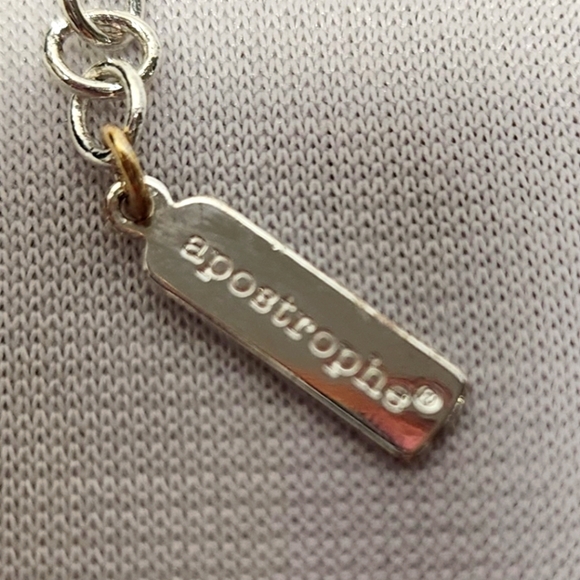 Apostrophe Multi-Strand Silver Necklace - Picture 4 of 7